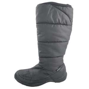Adidas Libria Amber Women's Black Round Toe Slip On Puffer Winter Snow Boots 6